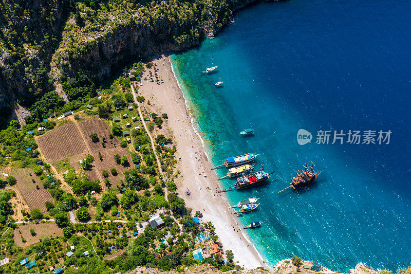 蝴蝶谷。Fethiye /土耳其